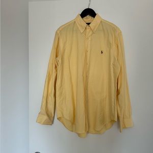 Ralph Lauren Classic Fit Yellow Button Down